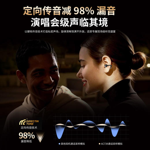 【魔声包包款夹耳式蓝牙耳机】蓝牙6.0芯片稳连不断，定向传音不漏音！既有颜值吸睛又佩戴舒适音质清晰！机仓包包设计，彰显品味！【魔声-X】 商品图2