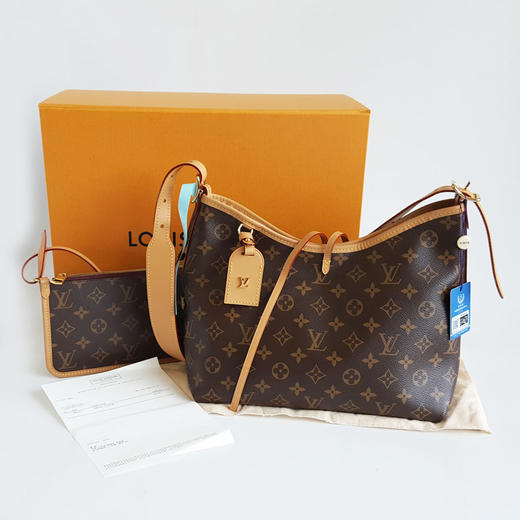 【95新】LV路易威登M46203小号棕色老花carryall单肩斜挎包女士230326AK01 商品图1