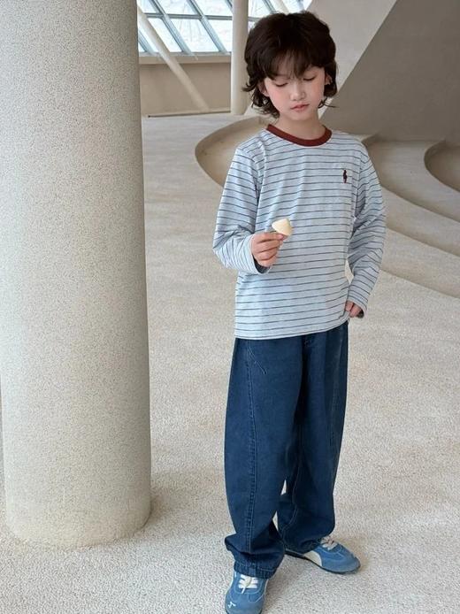 一店k （不费力穿搭系列！）3件/组！超省心啊！直接搭好的三件套！插肩袖T恤+条纹长袖+长裤 商品图9