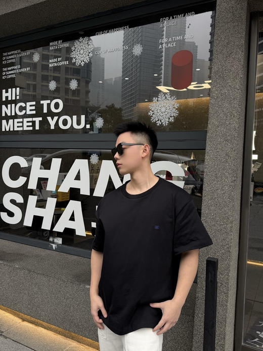 赛琳 25ss凯旋门刺绣小标短袖T恤 男女同款（DY） 商品图0