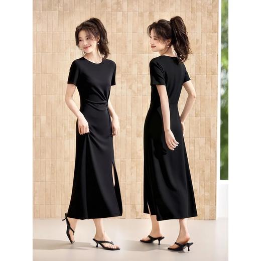姹弥·简约风高级感小黑裙 |百搭显瘦，飘逸有型，小个子微胖姐妹穿都时髦高级 商品图2