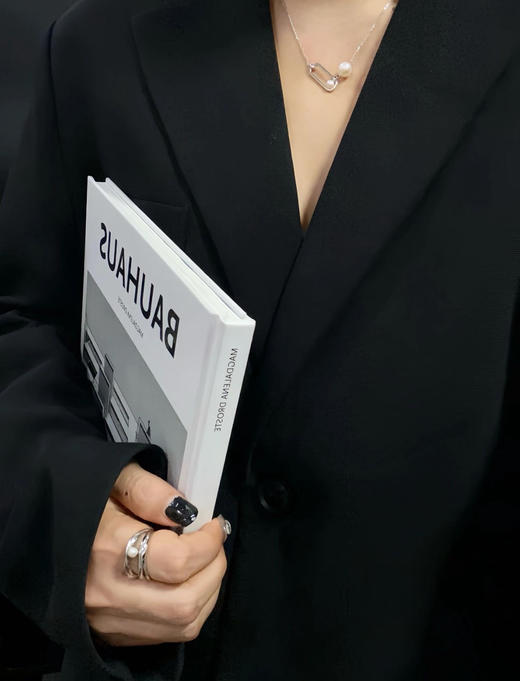 青乔慕染兰花金扣黑衬衫SYHJKCS 商品图2