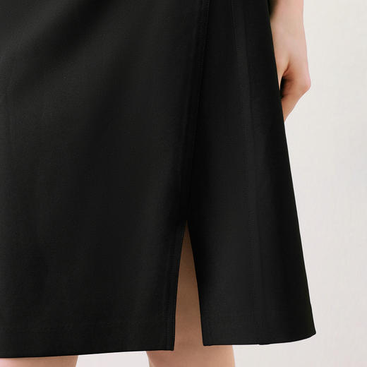 【商场同款】诗凡黎H廓形直筒半身裙2025夏新款短裙女3G4140751 商品图3