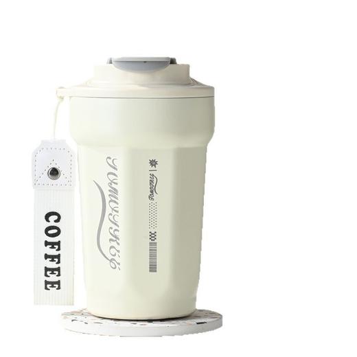 【智能显温❗️随行咖啡杯】智能数显实时测温，316L不锈钢内胆，长效保温保冷，密封防漏，通勤车载都适配，高颜值真空保温杯便携随行水杯礼品杯子L 商品图4