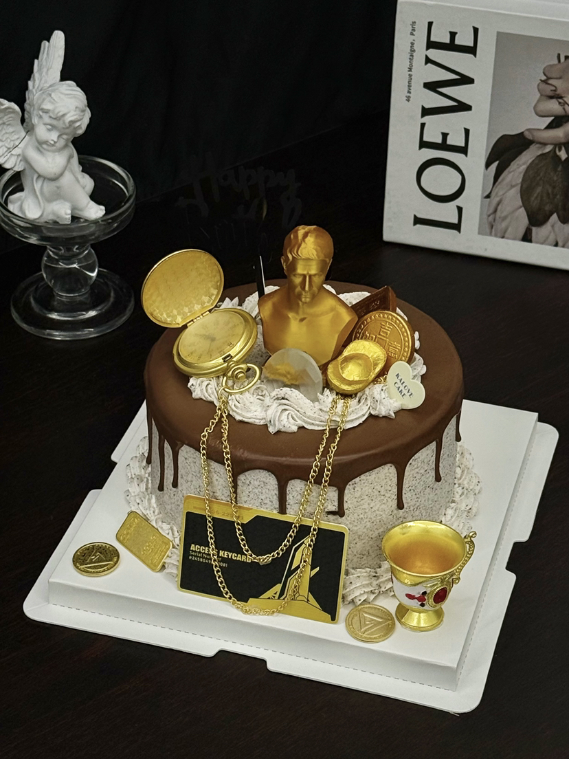 三角洲游戏男孩生日蛋糕