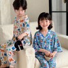 加入购物车，单拍不发！买一送一【喜林贝尔 亲子款莱纱绸-涂鸦家居服】遛弯套装 莱赛尔+棉绸 母婴A类面料 7色花色 短袖+裤子 商品缩略图1