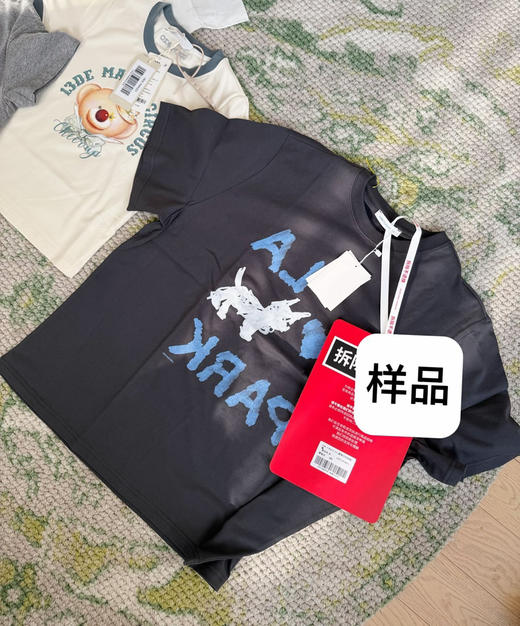 Jennie同款短袖LOVE PARK短袖T恤 商品图6