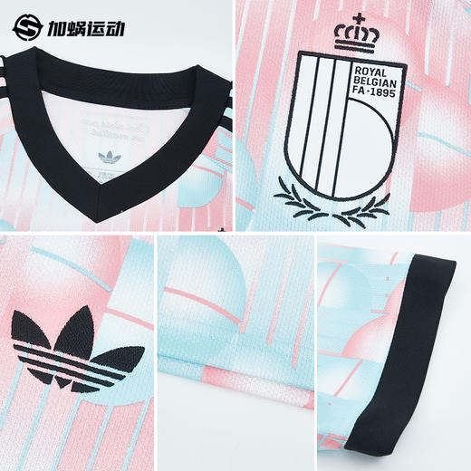 SFS阿迪达斯2026世界杯比利时客场球迷版球衣短袖足球服男 JM8386 商品图2