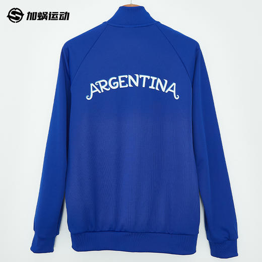 SFS正品 Adidas阿迪达斯2026世界杯阿根廷队复古足球休闲文化夹克外套JZ6305 商品图1