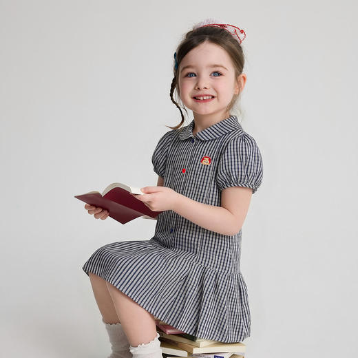 笛莎Deesha 2026年夏季新款小童女童U日常生活连衣裙连衣裙 商品图1