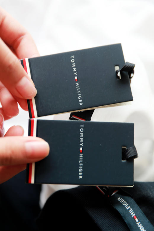 基础全棉tee，胸口小标刺绣。撞色边正肩情侣款宽松半袖儿E032468 商品图2