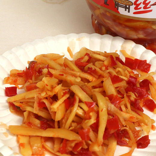 手工剁椒姜丝500g湖南特产娄底新化坛子菜香辣酱菜下饭菜腌菜醋姜 商品图3