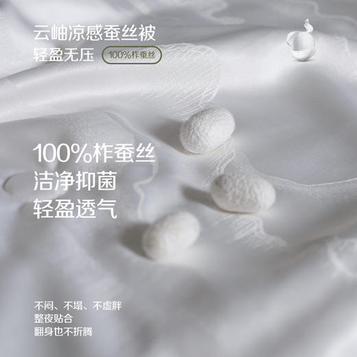 【 100%蚕丝被】云岫凉感蚕丝被 春夏凉感蚕丝被 商品图1