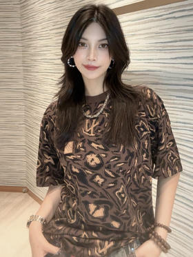 驴家 25ss迷彩提花短袖T恤 男女同款（DY）