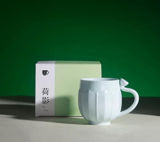 杭州西湖景区荷影茶杯影青釉单杯礼盒 商品图0
