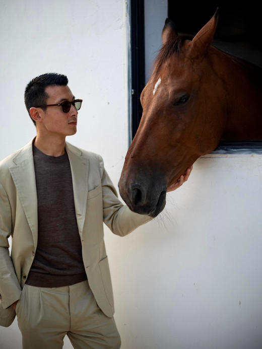 Dalmo pure silk T恤 棕色 商品图2