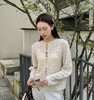重磅渠道  ER真丝羊绒镂空勾花开衫  超美珍珠扣开合针织开衫  温柔减领早春开衫 商品缩略图0