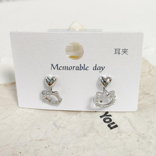 卡通可爱小猫系列耳夹-纪念日百货门店同款170443111 商品图2