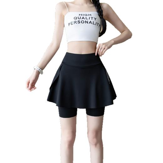 【防走光❗️假两件网球裙】A 字裙摆遮胯藏肉，高弹柔软不勒身，速干面料，跑步、跳操、日常穿搭都适配，件瑜伽裙芭比鲨鱼打底骑行裤裙安全裤短裙L 商品图4