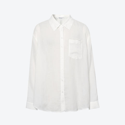 【商场同款】诗凡黎气质通勤衬衫2025夏新款长袖上衣女3G5220432 商品图0