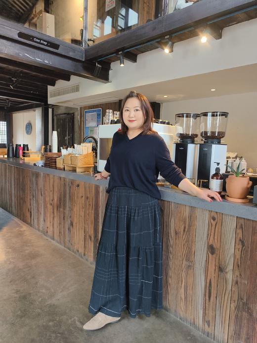 【群内福利】【半身裙】小众设计中长伞裙蛋糕裙，色织全棉面料；吸水性和透气性好 商品图0