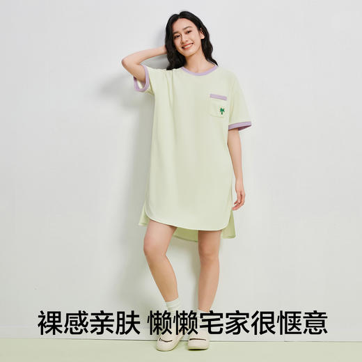 【清仓捡漏】【5A抑菌 100%棉】【M-2XL】【有棵树】女士裙子夏季纯棉睡裙 商品图7