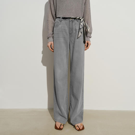 【商场同款】伊芙丽夏牛仔长裤1G4250531 商品图3