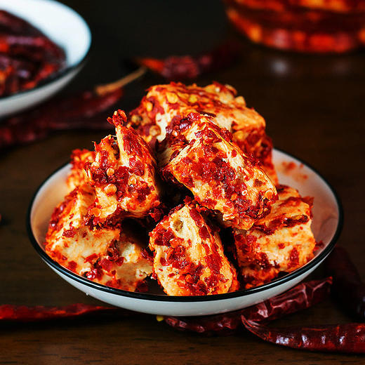 豆腐乳1kg湖南特产正宗老字号白溪霉豆腐香辣无油下饭菜腐乳蘸料 商品图3