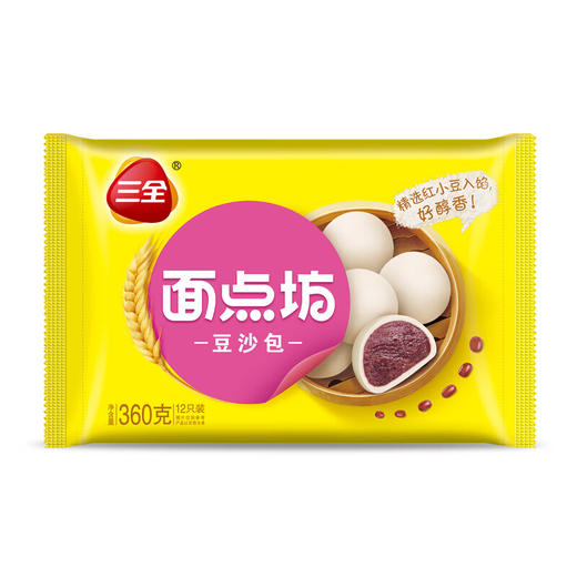 【百】三全面点坊豆沙包 360g/袋 商品图0