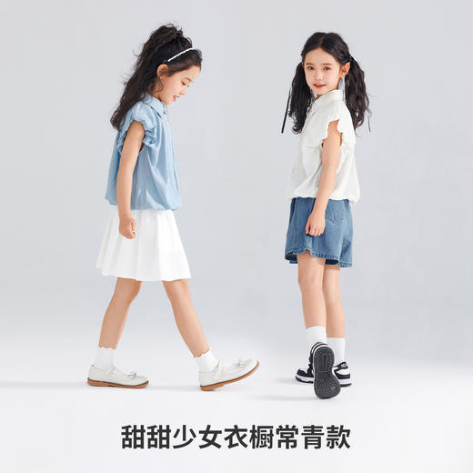 【120-165】【可可鸭】女童夏季短袖衬衫 商品图1