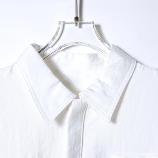 SDSA男装2026新款高贵轻奢潮牌翻领半开襟三角贴袋短袖衬衫百搭 商品图3