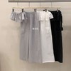 春夏新款【小众芭蕾风裙边休闲裤】松弛感净色松紧腰气质休闲工装裤 商品缩略图3