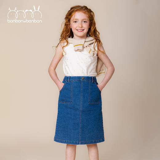 烫金logo针织无袖背心 商品图1