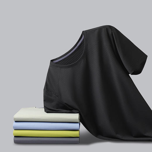 LUCKY DEER幸运鹿情侣款冰丝凉感速干透气热压无痕的工艺结合9301 商品图7