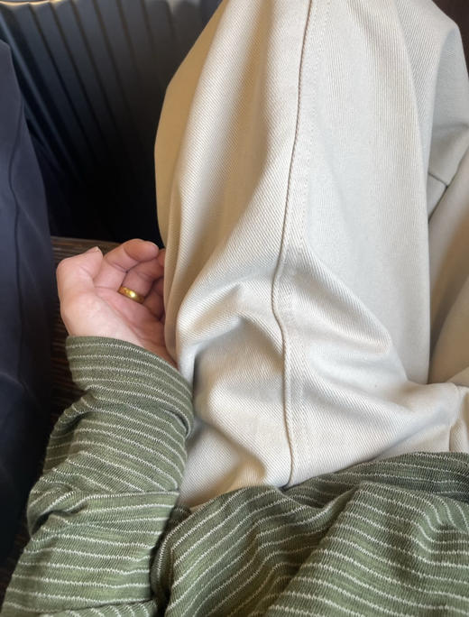 米灰色全棉裤 商品图4