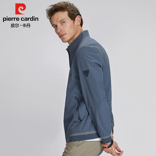 皮尔卡丹立领不规则条纹夹克PXJ21104 商品图6