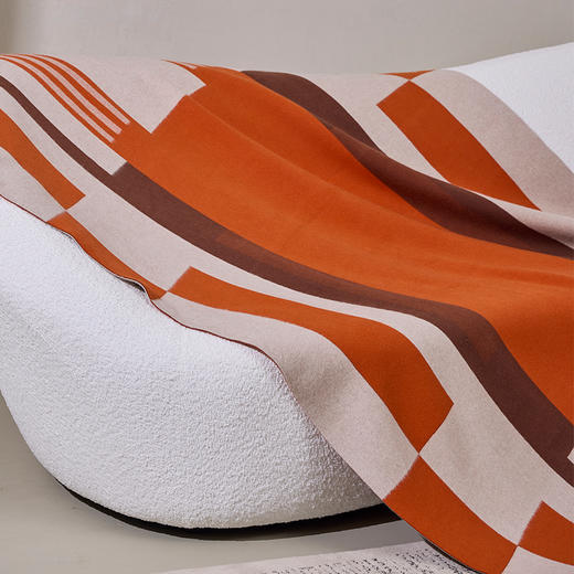 羊绒提花双面披毯  SJF96P978C 商品图4