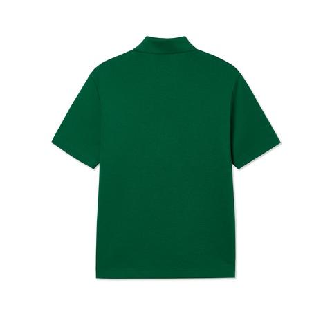 压胶拉链+小标刺绣，硬领设计下摆签名字母气质翻领polo衫E032466 商品图8