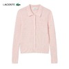 【9.5折】5楼法国鳄鱼LACOSTE女装26春夏新款时尚绞花翻领针织衫开衫|AF0669-98-ADY吊牌价1590折后价1511 商品缩略图1