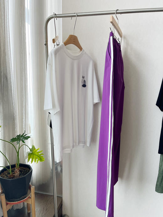 【比好更好】噢蜜ooomeooo东丽速干条纹直筒裤 商品图9
