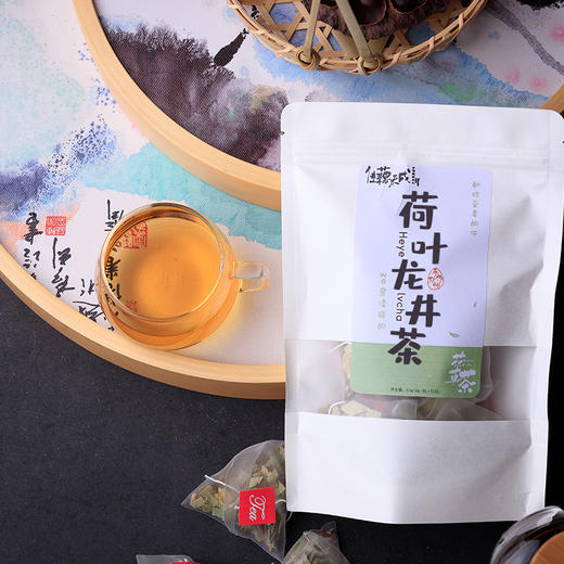 佳藕天成 荷叶龙井茶 60g 商品图1