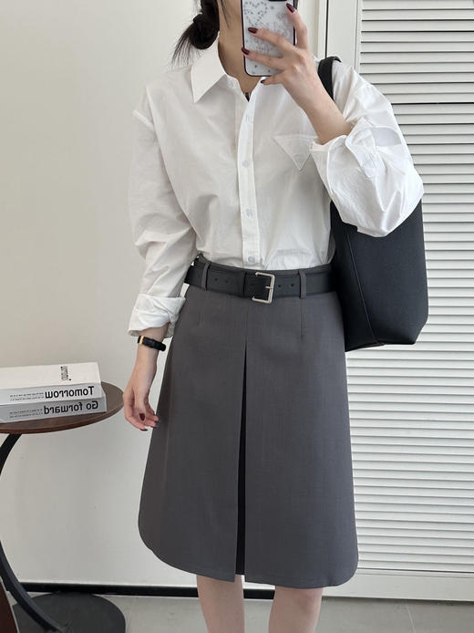 通勤知识分子A字干练高智感西装裙裤 商品图13