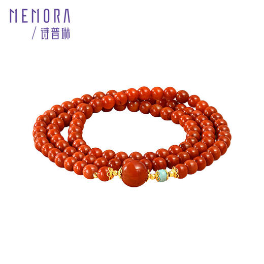 【新品首发】琳琅雅玉系列 南红小绿松手链项链万能链 女士礼物MEMORA诗普琳MB003403 商品图6