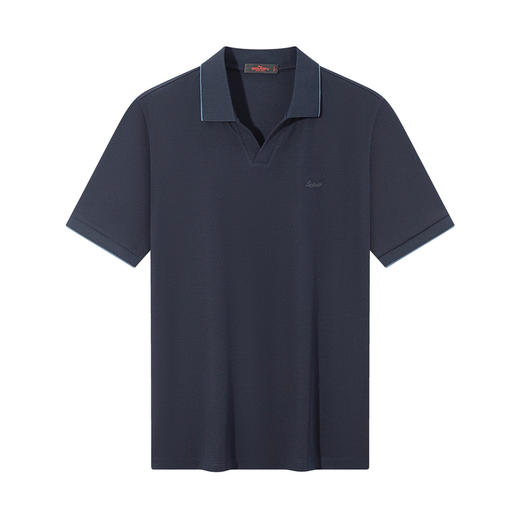 【海鸥领POLO衫】柒牌男装2026夏季新品弹力舒适薄款短袖POLO衫 130T71070 商品图4