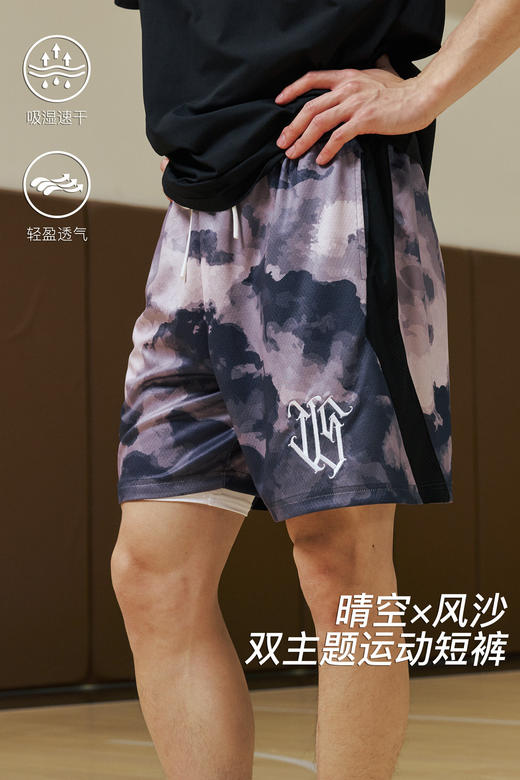 【3月23日新品】录士LUSHISI晴空风沙主题短裤 商品图5