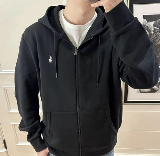 拉夫*伦男女款小标拉链帽衫外套032401 商品图4