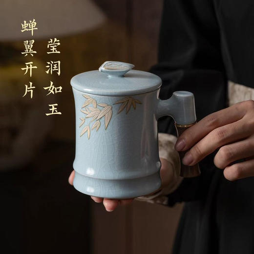 上新了故宫 一鸣惊人节节高茶杯 礼盒装 商品图4