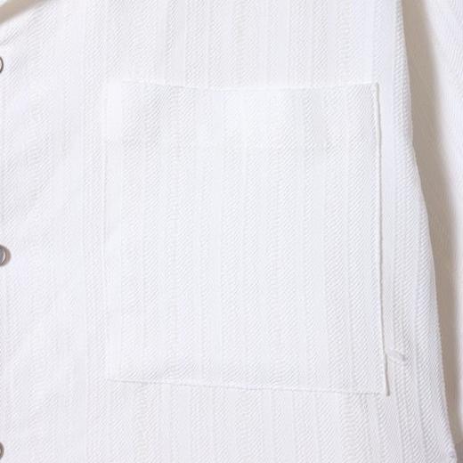 1255SDSA男装2026新款高贵轻奢肌理感竖纹纽扣短袖衬衫百搭简约上衣 商品图3