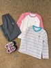 一店k （不费力穿搭系列！）3件/组！超省心啊！直接搭好的三件套！插肩袖T恤+条纹长袖+长裤 商品缩略图11