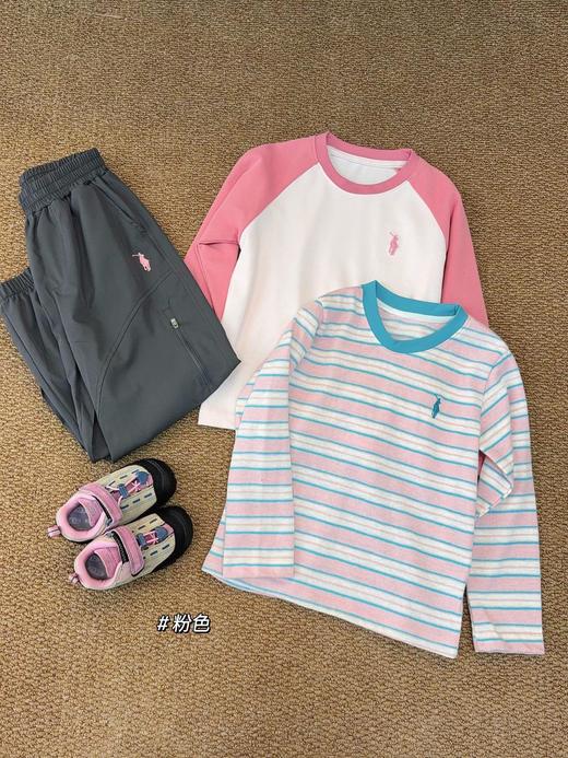 一店k （不费力穿搭系列！）3件/组！超省心啊！直接搭好的三件套！插肩袖T恤+条纹长袖+长裤 商品图11